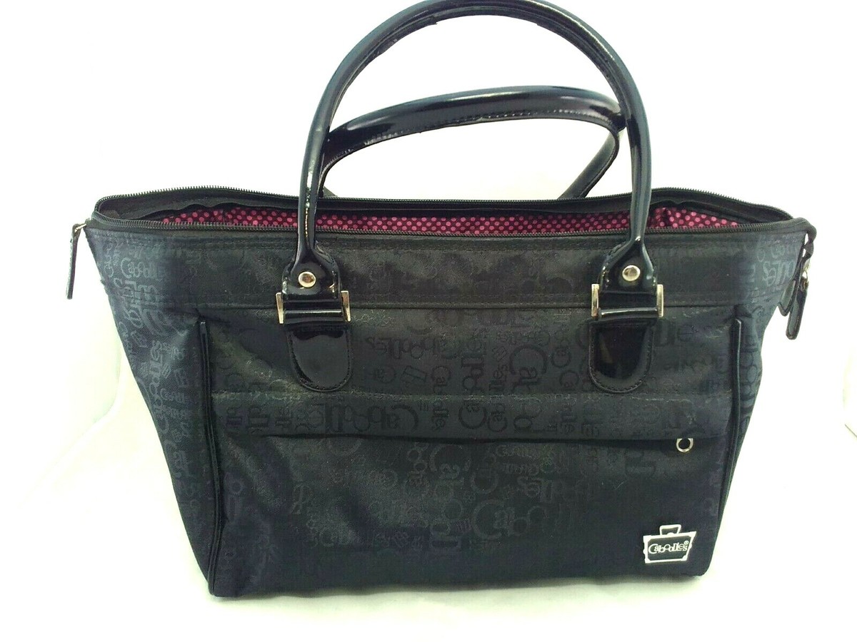 CABOODLES bag Envy Black Doctor Makeup Cosmetics travel case