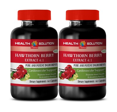 metabolism diet - HAWTHORN EXTRACT - hawthorn extract now - 2 Bottles (120)