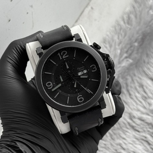 Alexandre Christie Full Black Chronograph Men’s Watch – Models 12/X251MC & 6281M - Picture 2 of 9