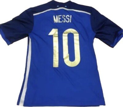 Adidas Argentina Messi Jersey Soccer Shirt 2014 #10 Size S