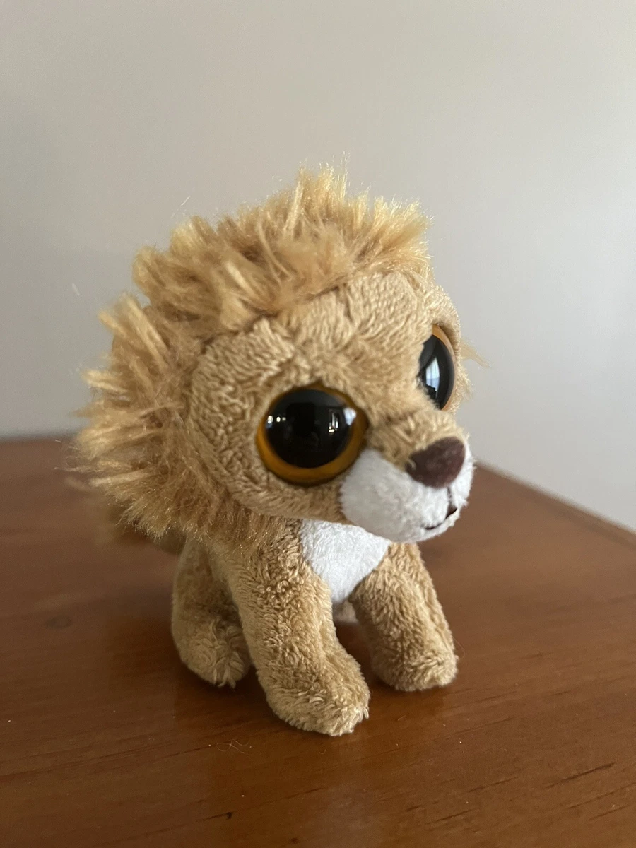 TY KING the LION KEY CLIP BEANIE BOOS