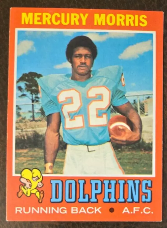 Mercury Morris trading card