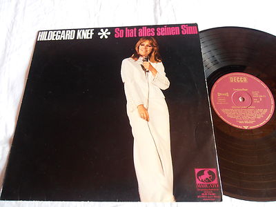 Hildegard Knef So hat alles seinen Sinn, D-LP Decca Sonderauflage P 13-74481 