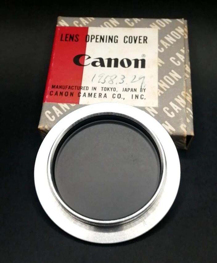 🎦VIDEO👀✨Sin usar✨ Tapa de lente de cuerpo de metal Canon Tornillo Leica plateado L39 de JAPÓN Foto 3 de 4