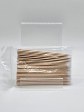100 pcs Ultra-Small Cotton Swab Lint Free Wood Micro Brush Beauty NIP