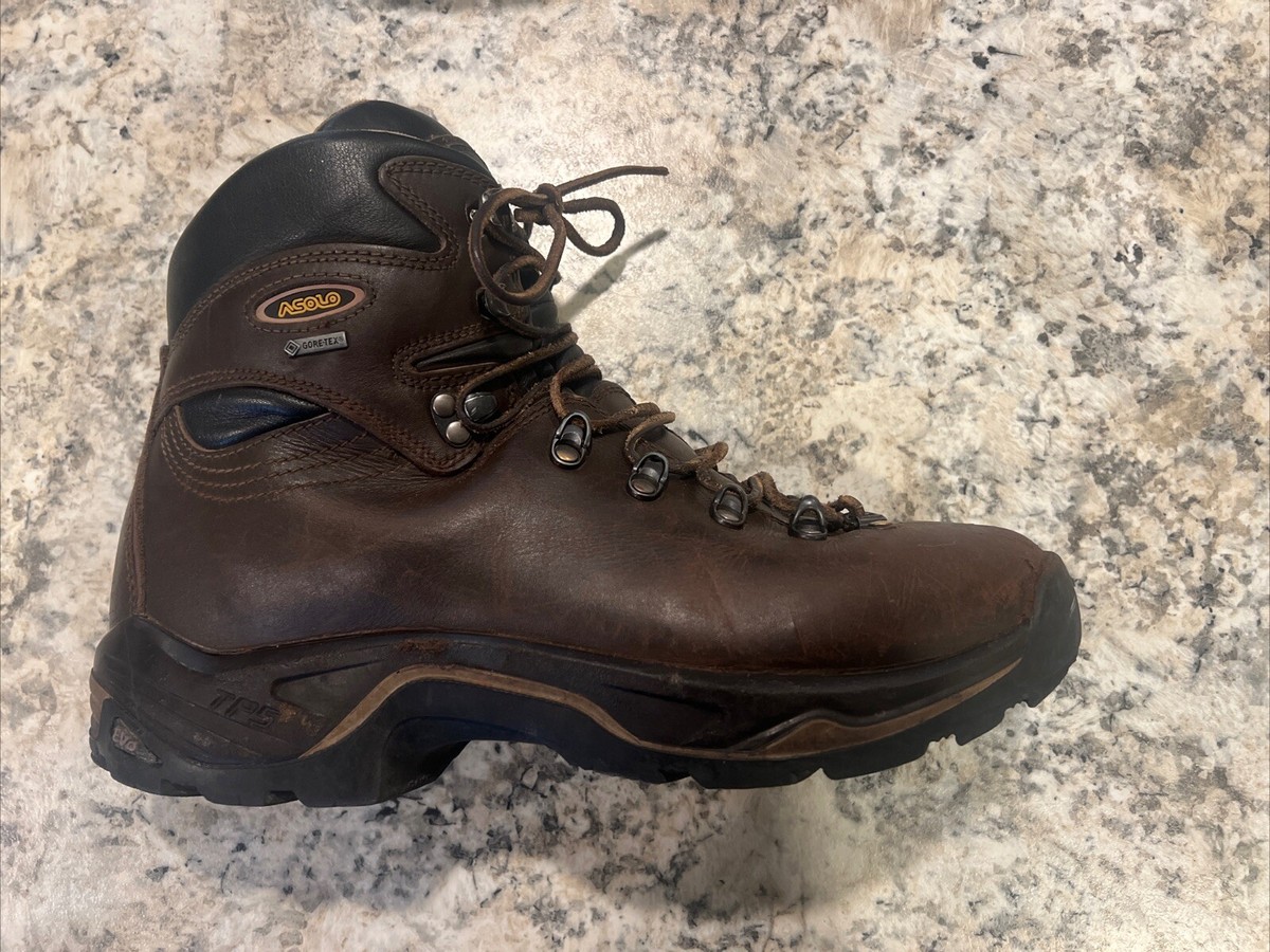 ASOLO TPS 520 GV Evo Men\'s US 8 EU 41 Gore-Tex Brown Leather Hiking Boots Asolo TPS 520 GV EVO Mens Sz 11.5 Brown Outdoor Athletic  main image 2