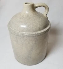 Antique Spokane Pottery Company 1/4 Whiskey Jug Markings On Bottom 