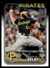 2024 Topps #668 Colin Selby Pittsburgh Pirates Baseball Card