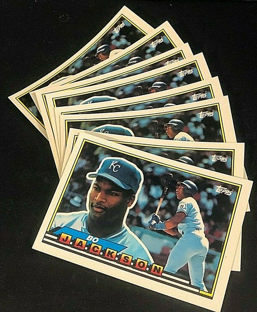 BO JACKSON 1989 Topps Big Baseball LOT of ( 8 ) Cards 238 Kansas City Royals eBay
