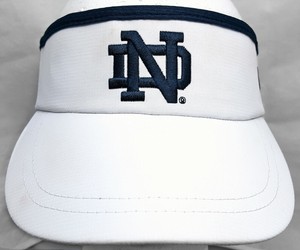 notre dame visor cap