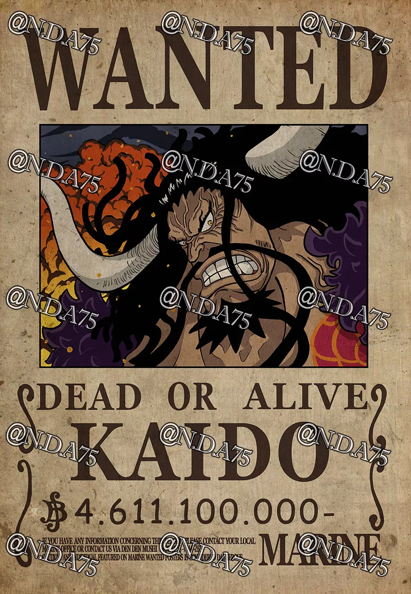 Kaido Uo Uo No Mi Poster for Sale by Qadzfar