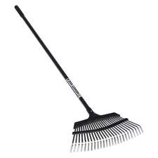 SEYMOUR MIDWEST 43346 18 in ProFlex Rake, 54 in L Aluminum Handle