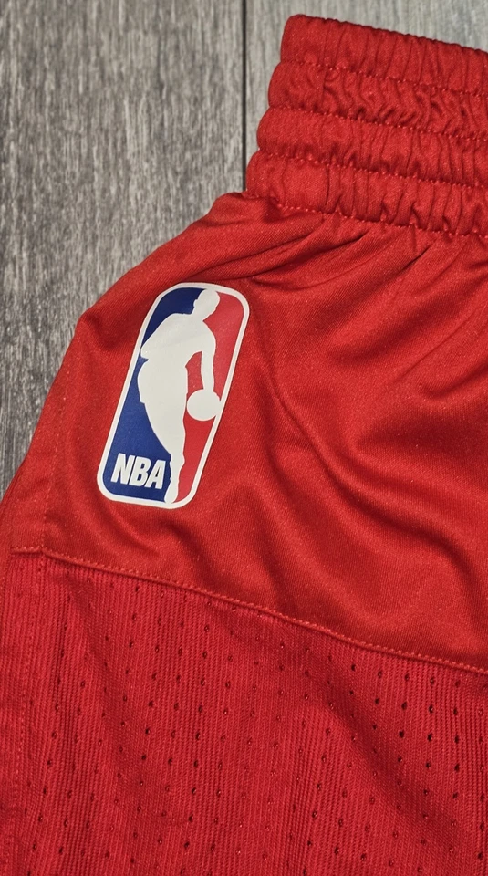 Adidas Los Angeles LA Clippers Shorts Red Men's Sz Small/Medium Embroidered Logo - Image 2 of 4