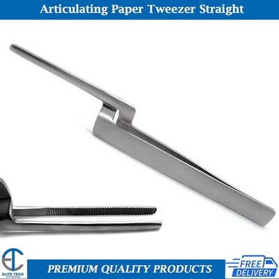 Dental Articulating Paper Holding Forceps Stainless Steel Tweezer Clamp CE