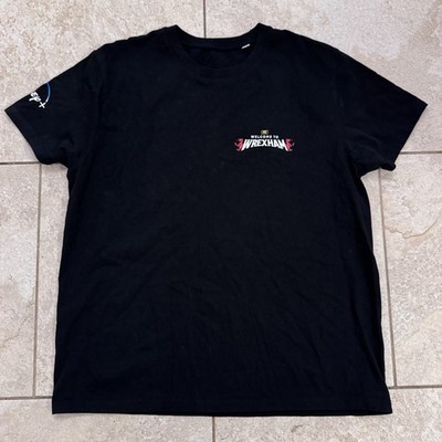 Welcome to Wrexham Disney+ T-Shirt Large Black Wrexham FC