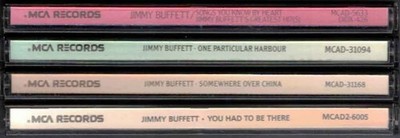 JIMMY BUFFETT Over China+Particular Harbor+Hits+Had To Be There(Disc 1) 4 CD LOT