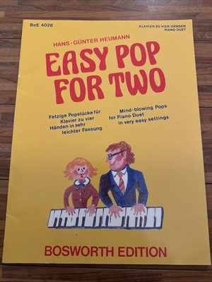 Easy Pop for Two, Klavier vierhändig | Hans-Günter Heumann Noten Pop SEHR GUT