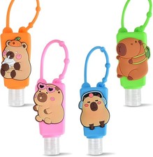 Refillable Travel Bottles Containers, 4 Pack Hand Sanitizer Travel Size Holder