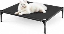 Pet Cat Dog Bed for Small Dog Portable Raised Dog Cot w/ Metal Frame New
