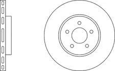 2x Vented Brake Discs and Pads fits JAGUAR X TYPE X400 2.5 Front 01 to 09 300mm