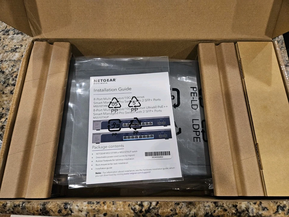 Netgear MS510TXUP 8-Port Multi-Gigabit/10G Ethernet Ultra60 PoE++ Smart... - Image 3 of 3