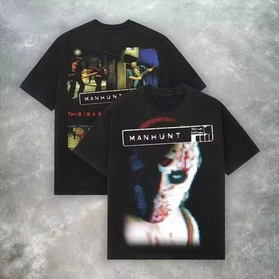 MANHUNT GRAPHIC UNISEX TEE S-5XL (2-Sided)