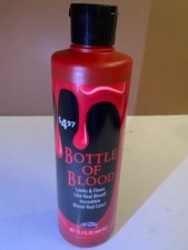 Bottle of Blood - Fun World - Fake Blood 13.5 Oz New       