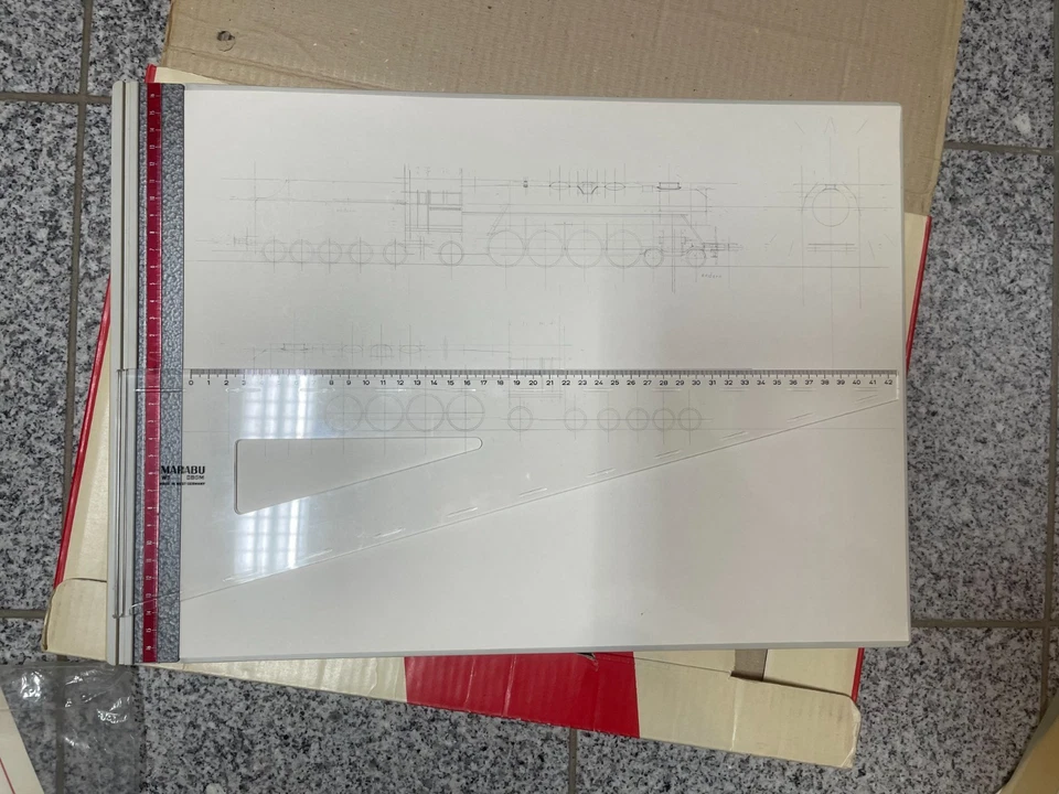 Zeichenplatte Marabu  Techno A3, bester Erhaltungszustand - Bild 2 von 4