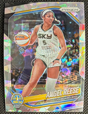 Panini 2025 Prizm WNBA Angel Reese Chicago Sky #92 Ice Prizm Basketball