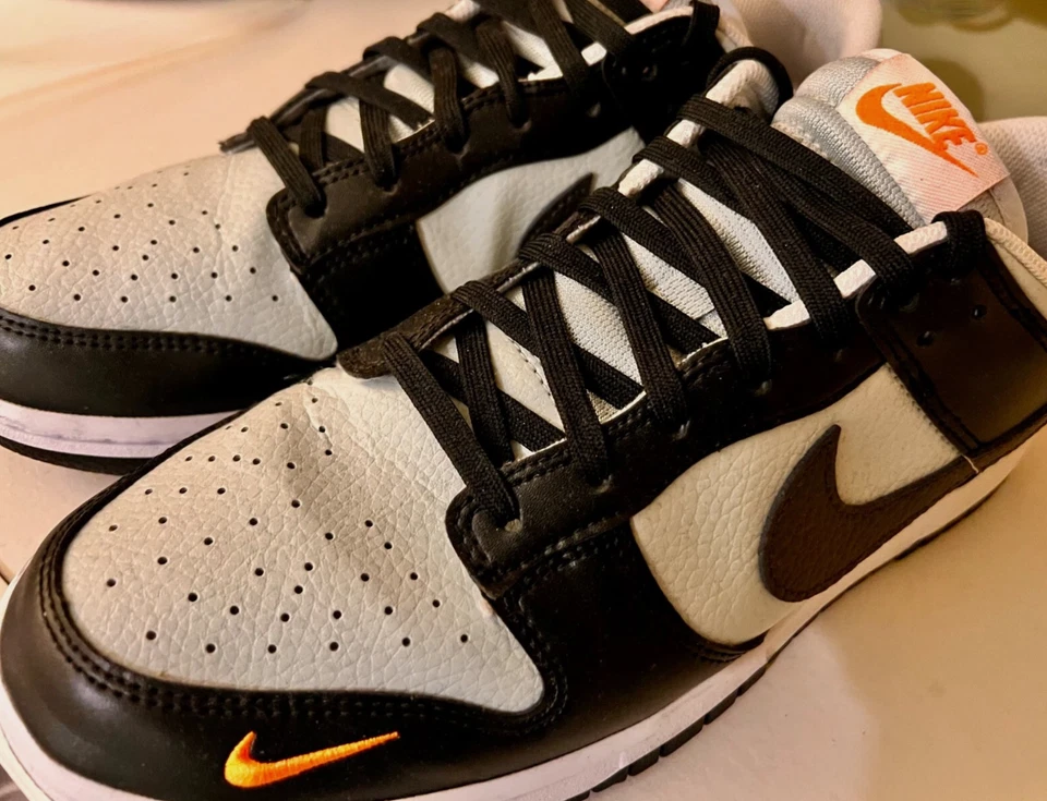 Size 10.5 - Nike Dunk Low Black White, photo 1 of 5