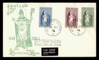 DR WHO 1961 IRELAND FDC PATRICIAN YEAR COMBO M77228