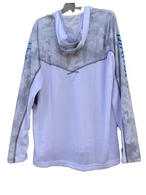 Huk Fishing Daiwa Long Sleeve Hoodie Camo Performance Shirt Mens