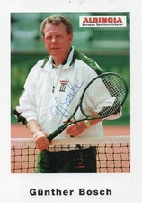Günther Bosch (Tennis, Trainer Boris Becker), sign. AK
