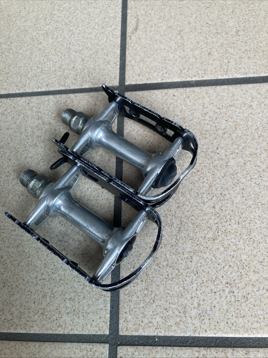 Pédales Miche Primato 1200 Pour Vélo Route/piste - Vintage Avec Cale-pieds