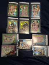 Vintage Sailor Moon Holographic Stickers   11 Pieces   MINT Condition Rare