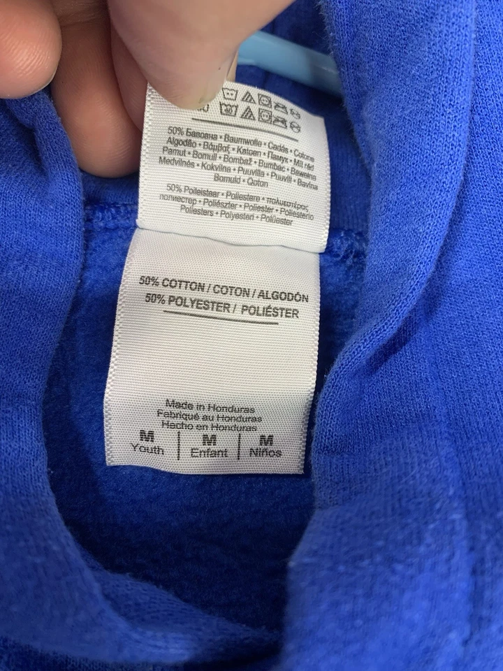 Sudadera con Capucha Sesame Street Grover Azul Talla Juvenil Mediana Pullover Sudadera Foto 3 de 4