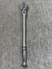 Snap-On F711A 3/8" Drive 11" Long Ratchet Standard Grip Handle Flex Head Vintage