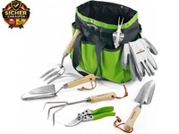 Gartenwerkzeug Set, 8 In 1 GartengeräTe Mit Aufbewahrungstasche, Aus Edelstahl,
