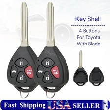 2 For Toyota Avalon Camry Corolla Venza Remote Shell Case Car Key Fob Cover 2 For Toyota Avalon Camry Corolla Venza Remote Shell Case Car Key Fob Cover