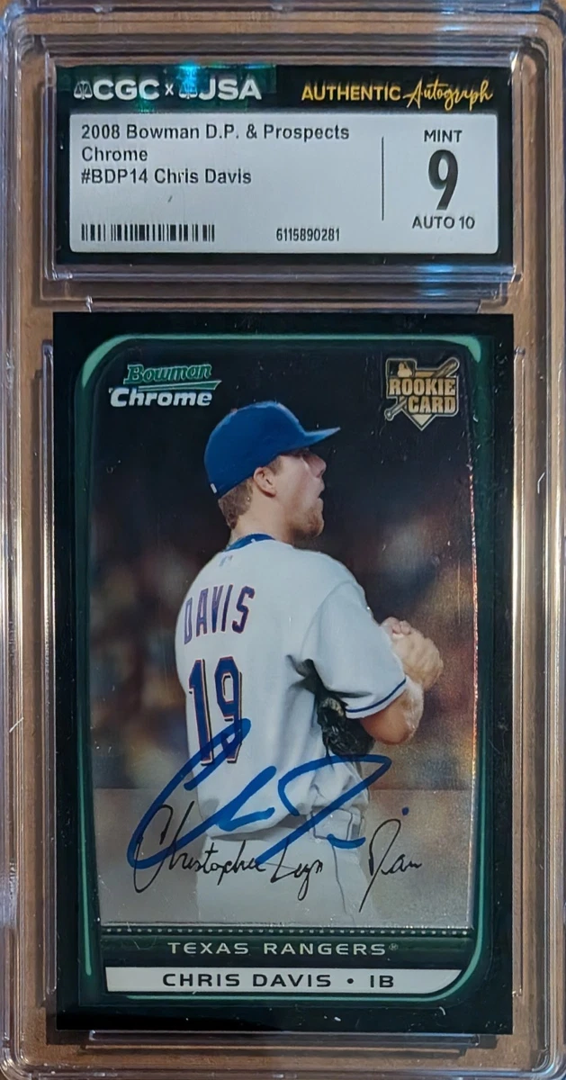 Chris Davis Autographed Baseball Cards for sale | eBay