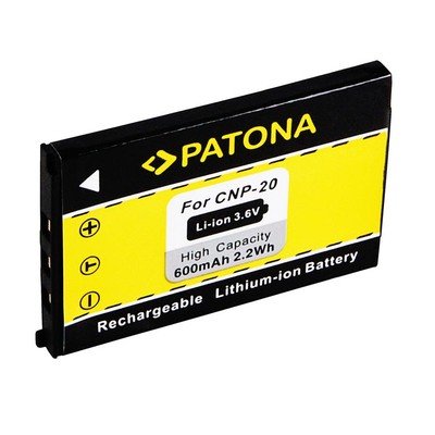 PATONA Akku NP-20 Accu NP20 für Casio Exilim EX-Z75, Z77, Z770 Kamera Batterie