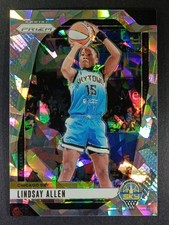 2024 Panini Prizm WNBA Ice Prizm #107 Lindsay Allen - Chicago Sky