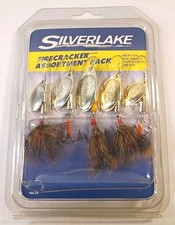 Silverlake Firecracker Assortment Pack Fishing Lures Spinners New 5 In Pack FS5M