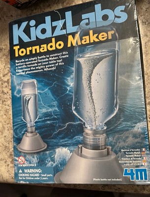 4M 5554 KidzLabs Tornado Maker Science Kit DIY Weather Cyclone Typhoon Hurric