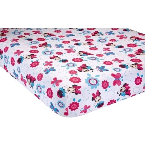 Disney Baby Girls' Nursery Fitted Sheets