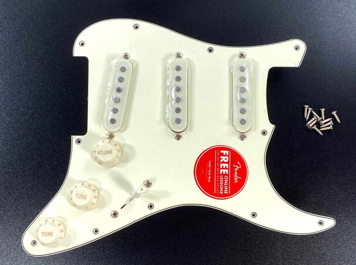 Genuine Fender Squier CLASSIC VIBE Strat LOADED SSS PICKGUARD