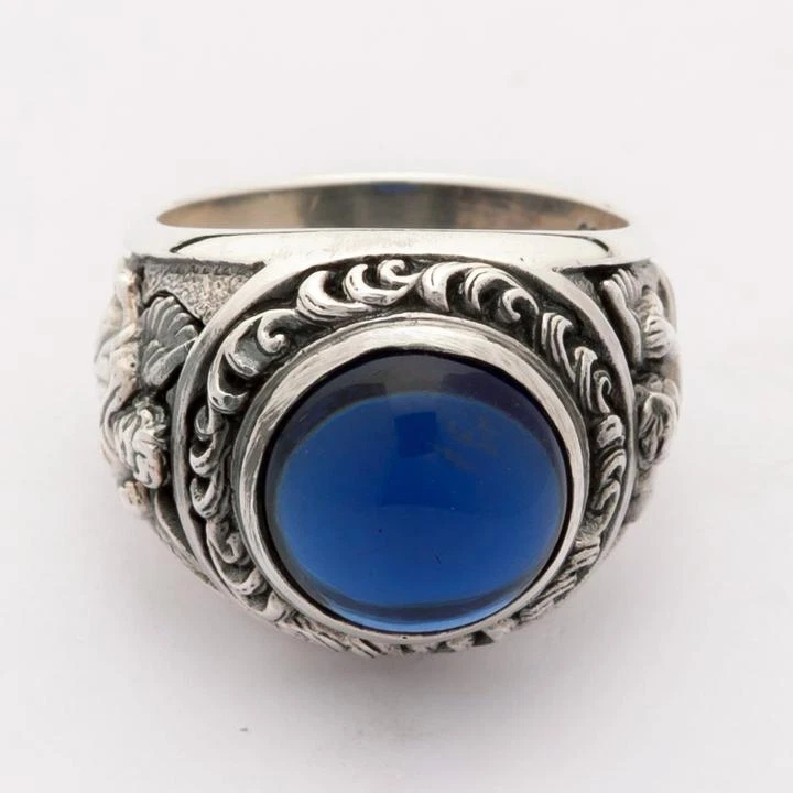 Bague Rouille RaceRing Silver, biker harley davidson bijoux