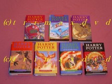 Harry Potter 1-7 _ Englische First Edition Ha...