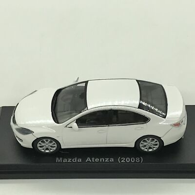 Mini Car Mazda Atenza 2008 White 1/43 Scale Box Display