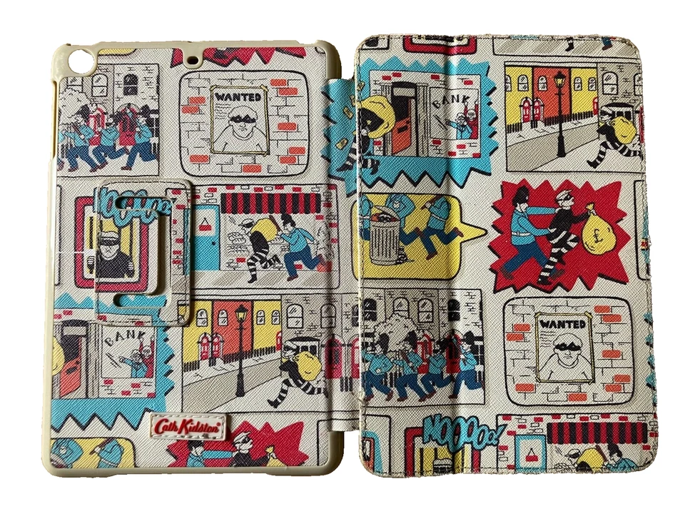 CATH KIDSTON iPAD HARD CASE - STOP THIEF PRINT - used but in good condition - Image 3 of 4